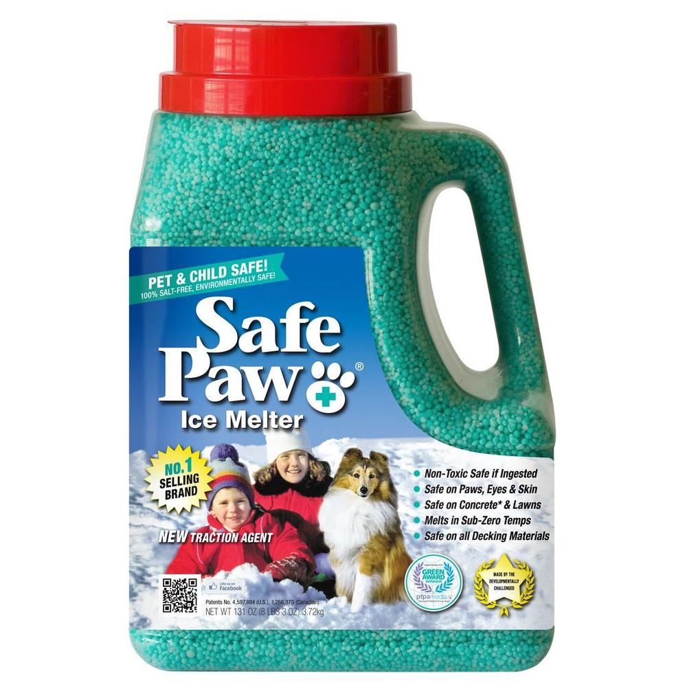 Safe Paw 8 lb. Jugs of Pet and Child Friendly Ice Melt (Green Seal ...