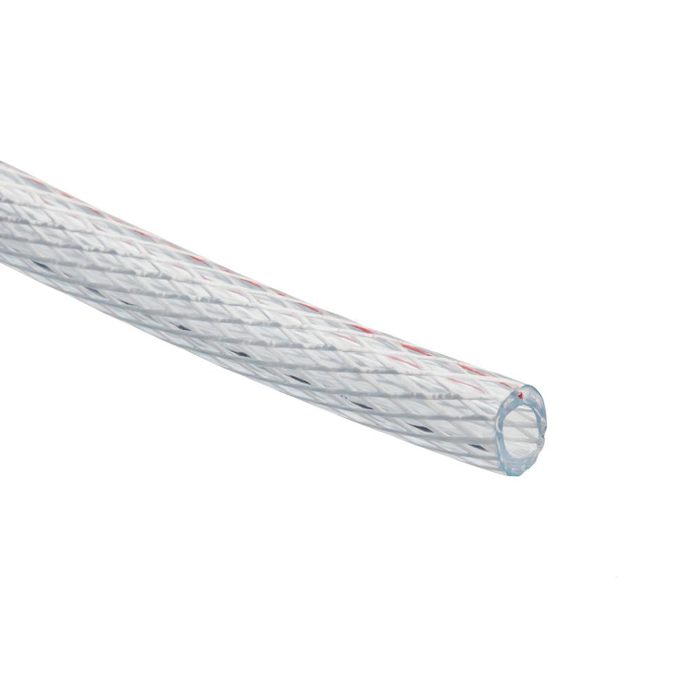 Heavy Duty Reinforced Vinyl Hose Tubing 1 Id X 25 Ft High Pressure Braided Clear Pvc Vinyl