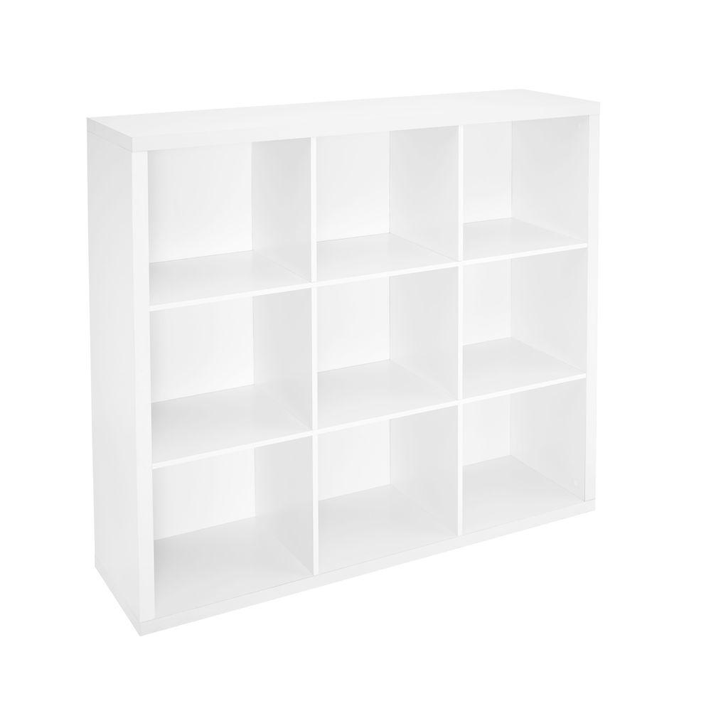 Closetmaid 44 In W X 44 In H Decorative White 9 Cube Organizer