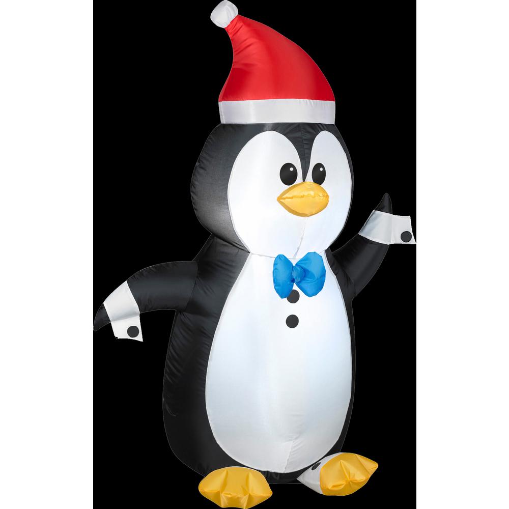 Gemmy 4 ft. Tall Christmas Inflatable Airblown Tuxedo Penguin with