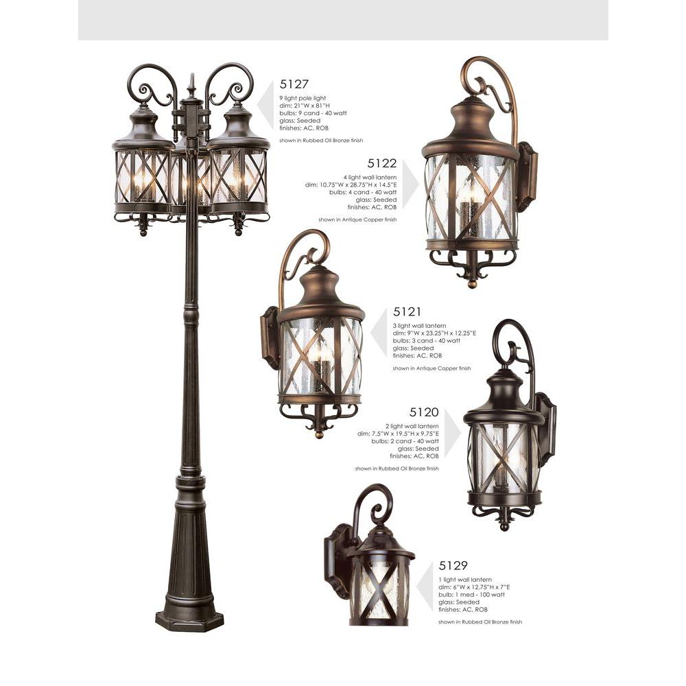 Bel Air Lighting Carriage House 3 Light Outdoor Oiled Rubbed Bronze Post Top Lantern With Seeded Gl Bel Air Lighting Carriage House 3 Light Outdoor Oiled Rubbed Bronze Post Top Lantern With Seeded Gl