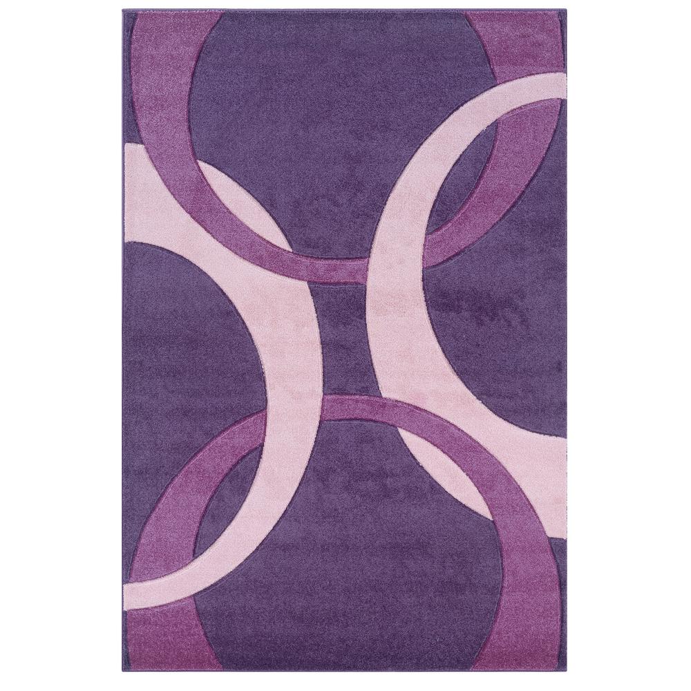 Linon Home Decor Corfu Collection Purple And Baby Pink 1 Ft X 2 Corfu Collection Purple And Baby Pink 1 Ft X 2 Area Rug