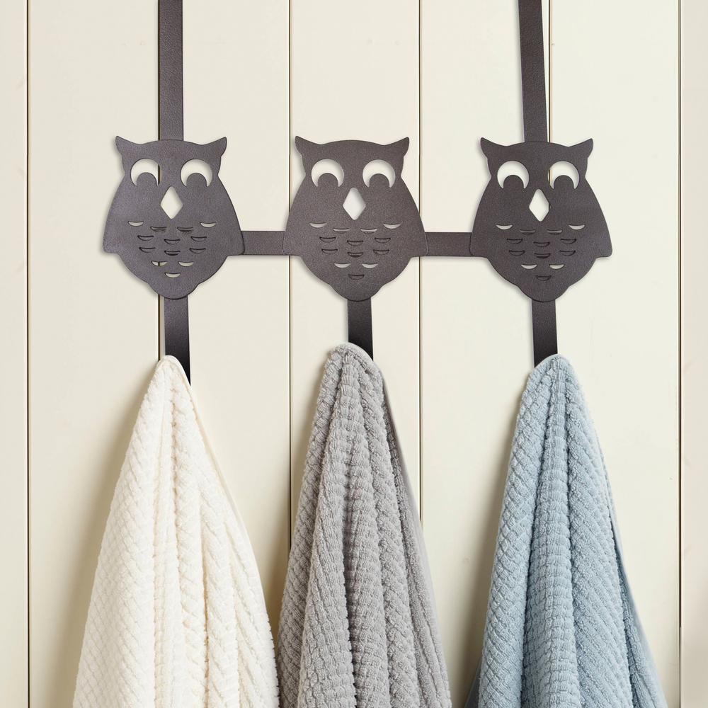 Rod Desyne Over The Door Counter Drawer Owl Organizer Hooks 3