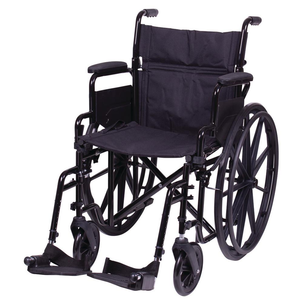 Carex Health Brands Manual Wheelchair 250 lbs. Weight CapacityA22700
