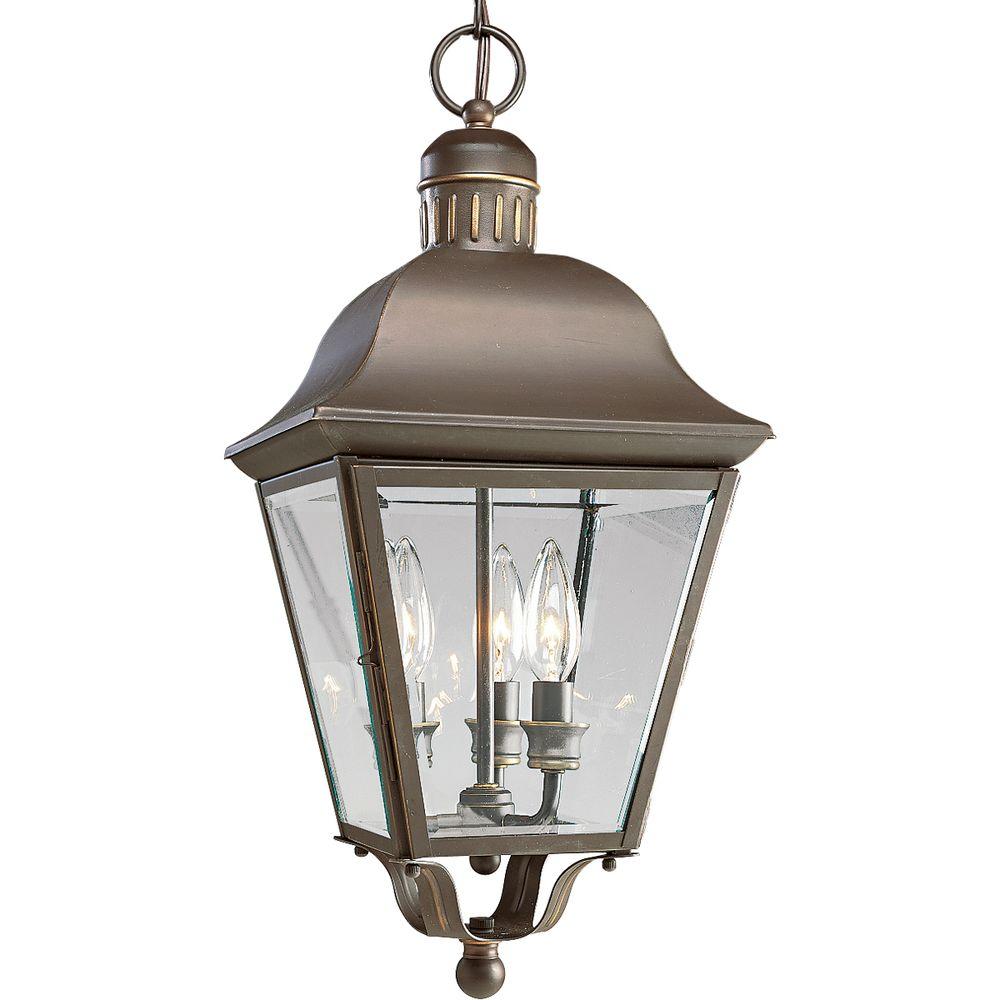 Progress Lighting Andover Collection 3 Light Antique Bronze