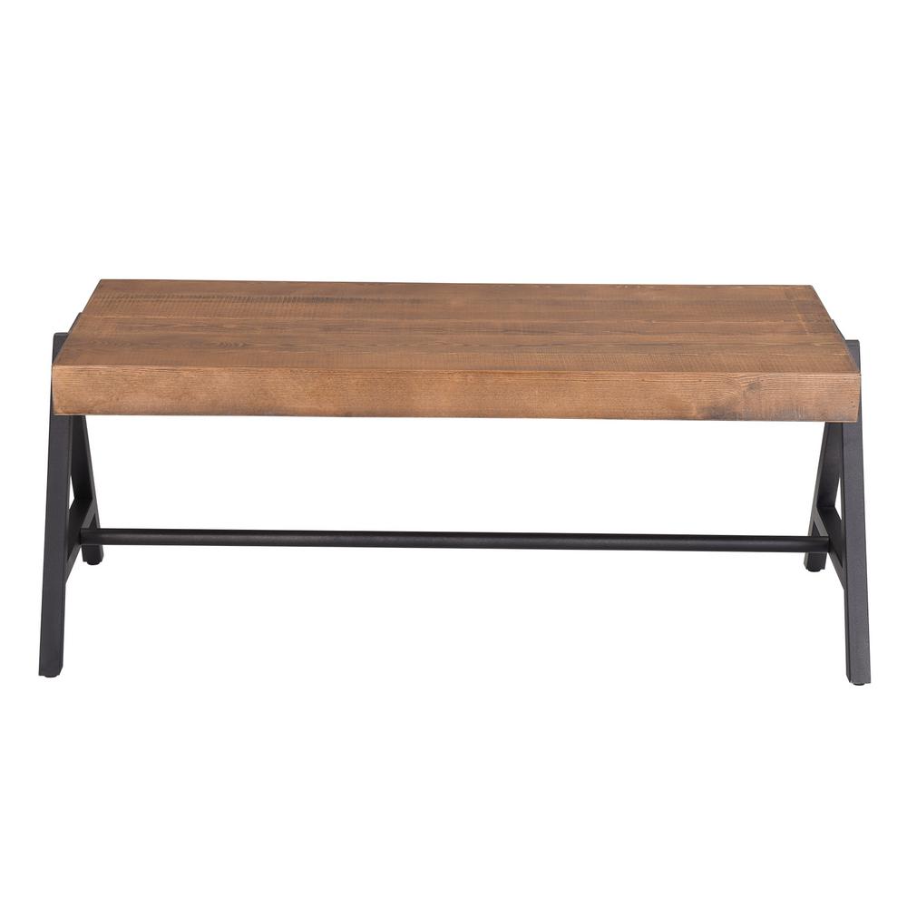 Boyel Living 17.7 in. Height Brown Coffee Table for Living Room