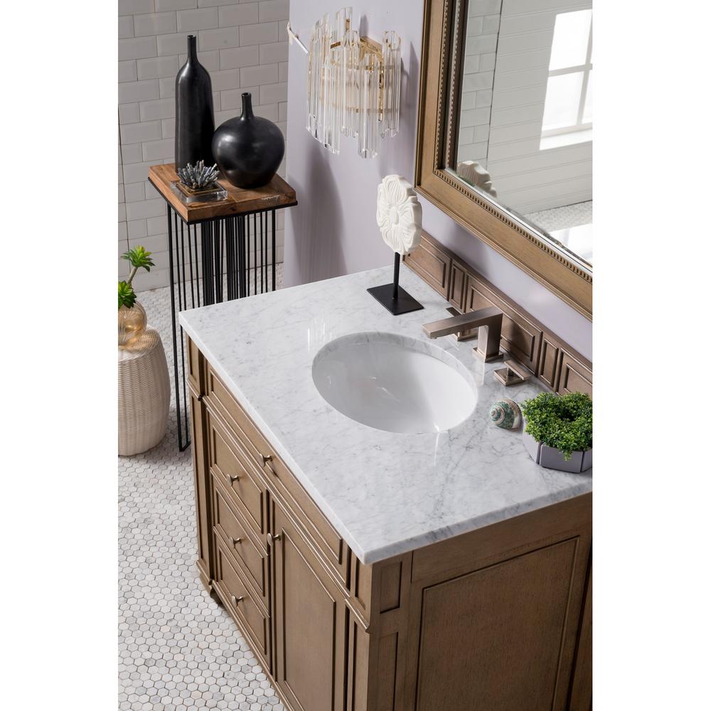 James Martin Vanities Bristol 72 in. Single Vanity in Whitewashed