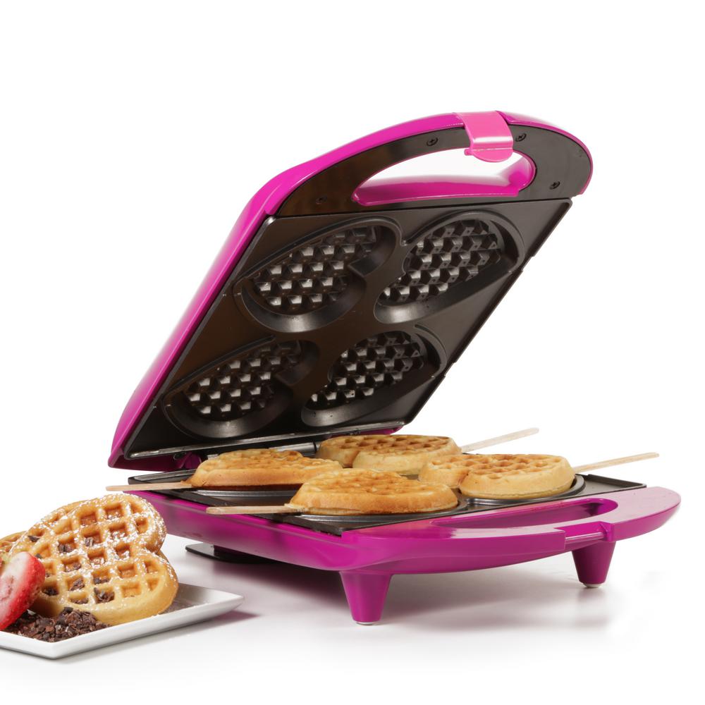 HOLSTEIN HOUSEWARES Heart Shaped Waffle Maker-HF-09031M - The Home Depot