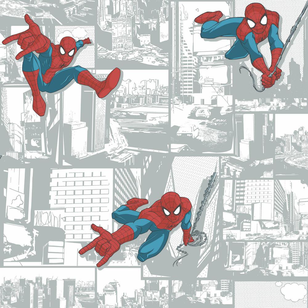 York Wallcoverings Disney Kids Iii Marvel Ultimate Spiderman Comic