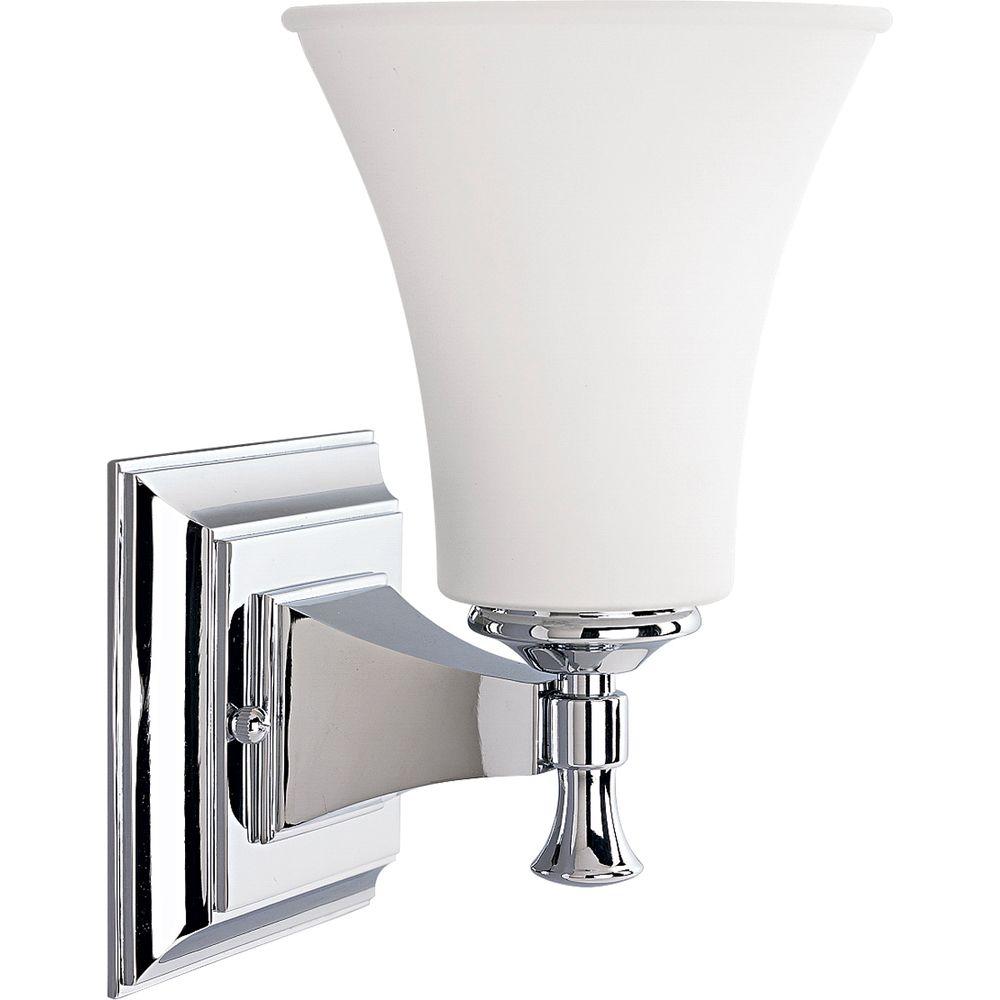 Progress Lighting Fairfield Collection 1Light Chrome Bath Sconce with