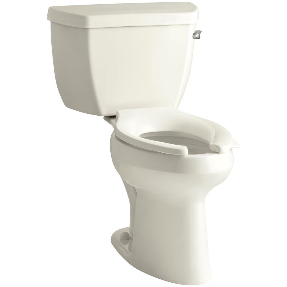 American Standard Glenwall Pressure Assisted Wall Mounted 2 Piece 1 6 Gpf Single Flush Elongated