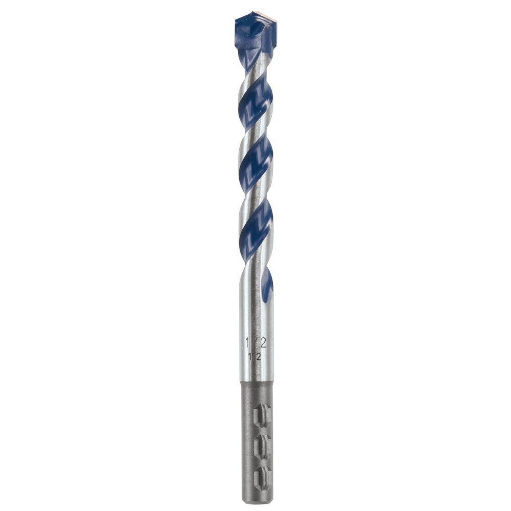 Bosch 1 2 In X 4 6 Bluegranite Turbo Carbide Hammer Drill Bluegranite Turbo Carbide Hammer Drill Bit For Concrete Stone And Masonry Drilling