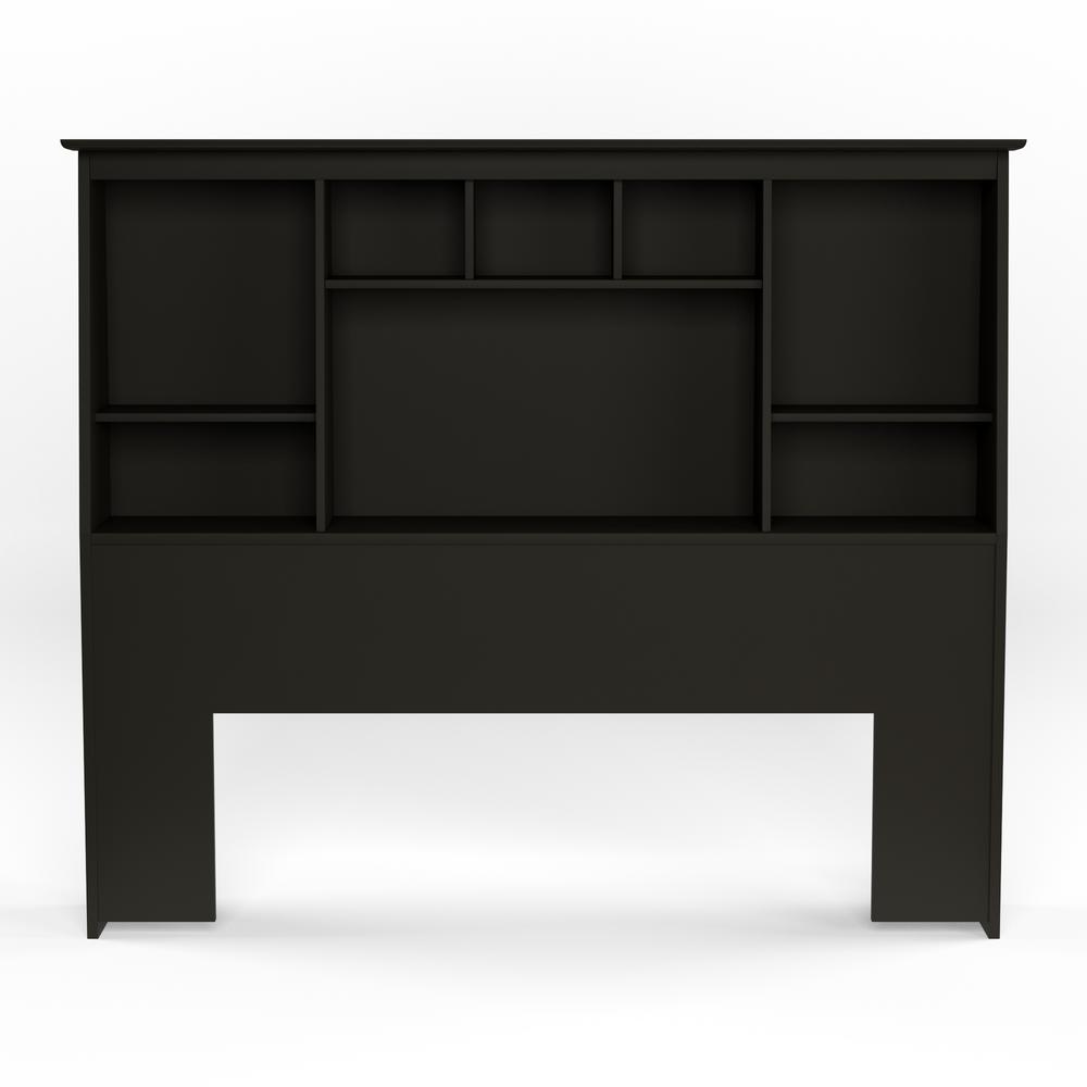 Prepac Sonoma Black Double Queen Headboard Bsh 6656 The Home Depot Prepac Sonoma Black Double Queen Headboard