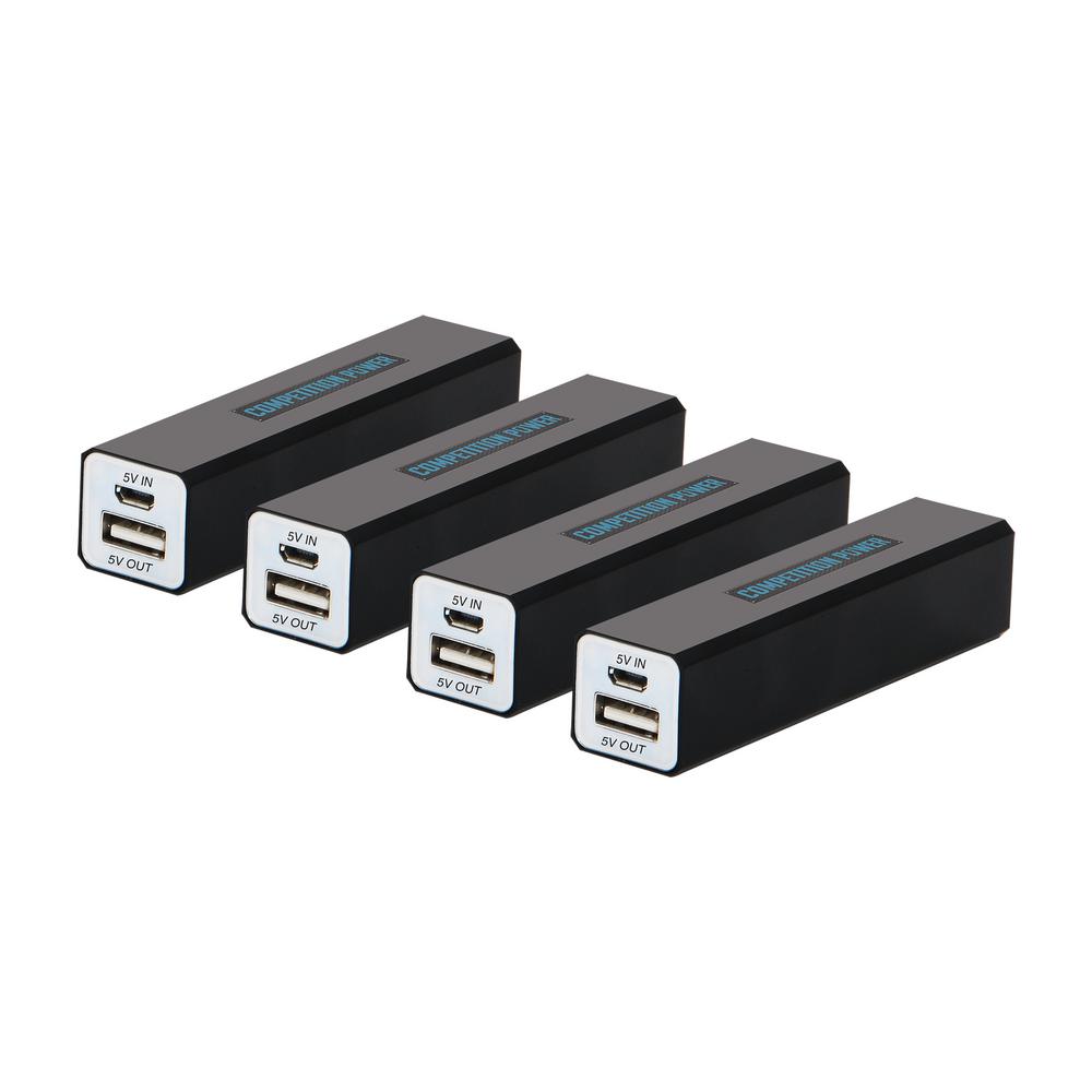 RDK PRODUCTS 2600 mAh Power Bank Mini (4 Pack), Black was $48.99 now $27.99 (43.0% off)