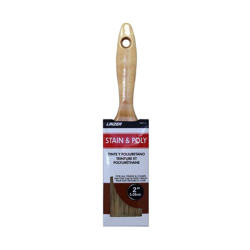 Paint Brushes Accessories Tools Supplies The Home Depot Polyester Bristle Blend Brush