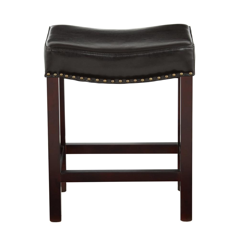 Home Decorators Collection 24 In Ivory Cushioned Curved Nailhead Home Decorators Collection 24 In Ivory Cushioned Curved Nailhead Counter Stool Black 5376700400 The Depot