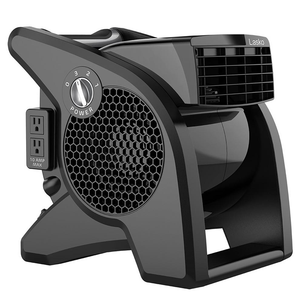 Lasko Pro-Performance Pivoting Blower Utility Fan with 3 Performance Speeds-U15617 - The Home Depot