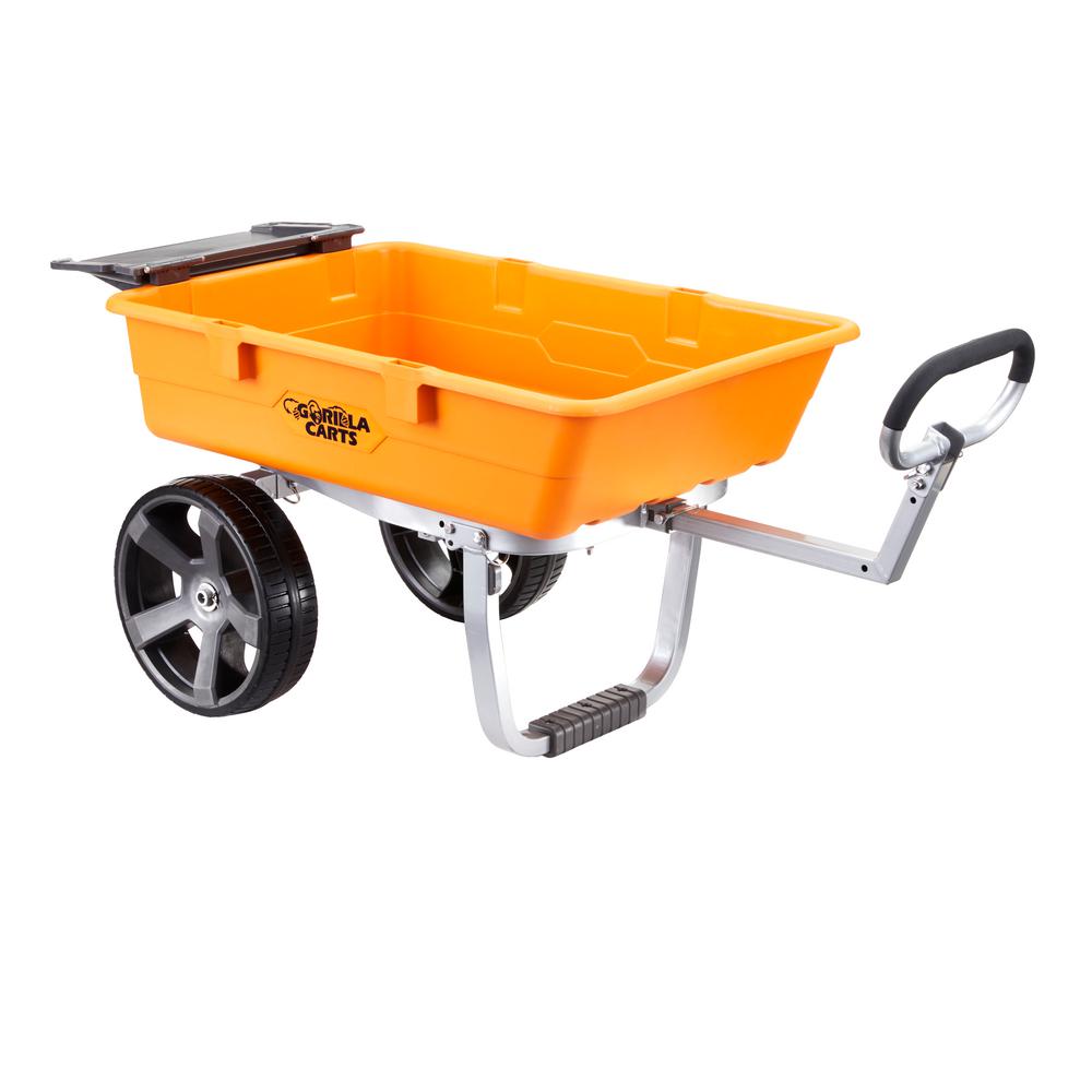 Gorilla Carts 5 cu. ft. Poly Outdoor Fish and Marine CartGCO5FSH