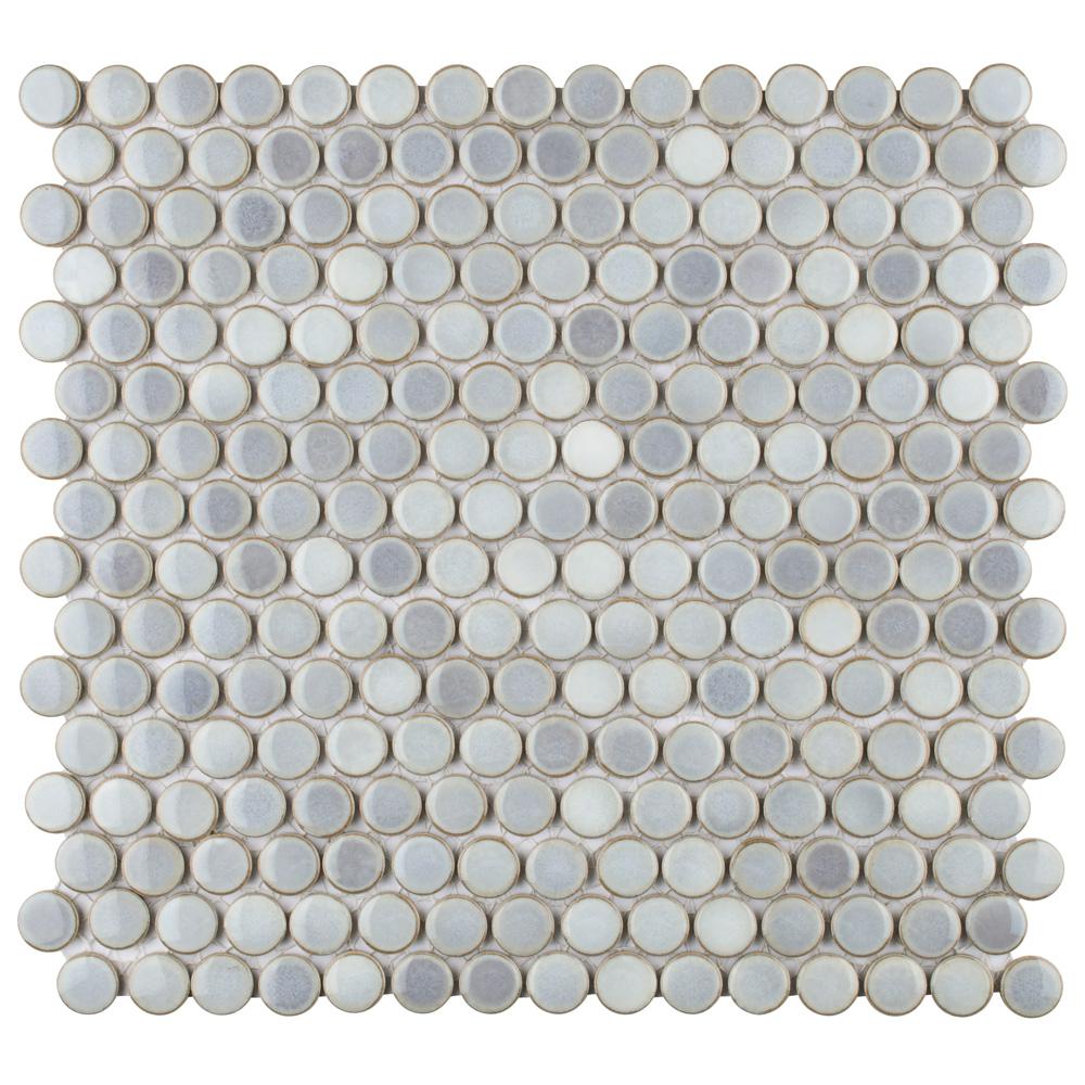 Gray Penny Tile Flooring The Home Depot Gray Penny Tile Flooring The