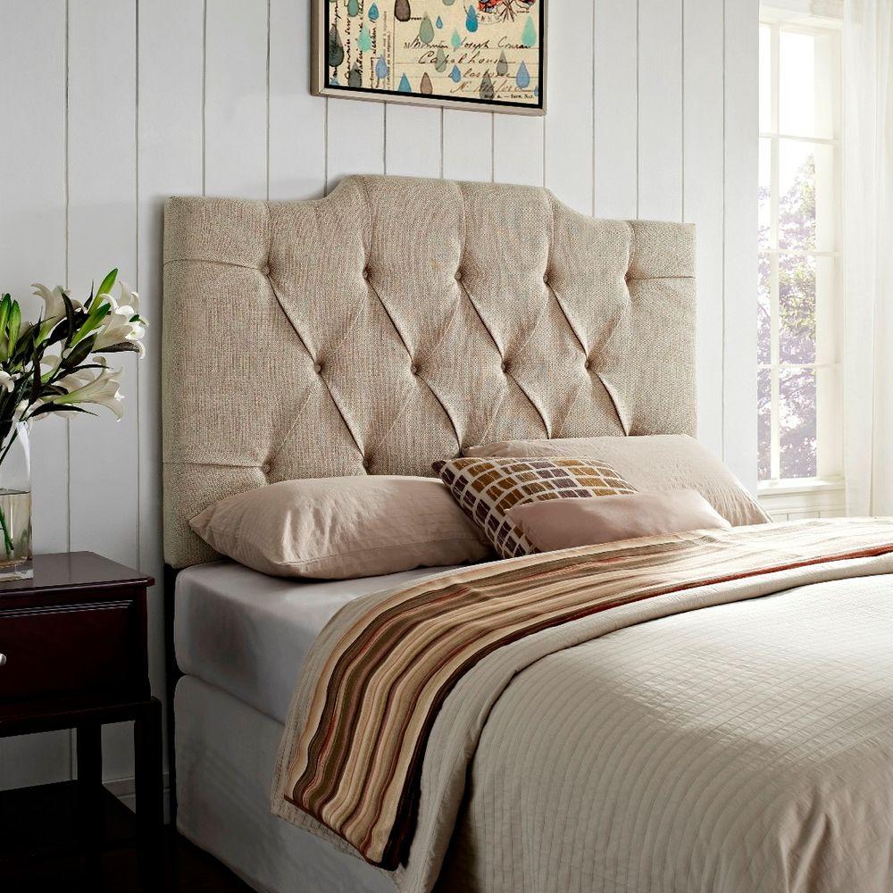 Samuel Lawrence Furniture Tan King California King Headboard Ds