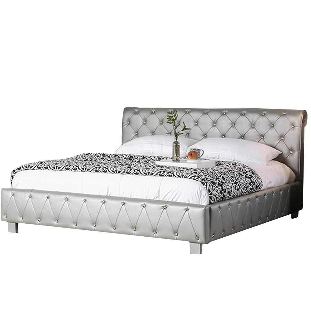 William S Home Furnishing Juilliard Silver Full Size Bed Cm7056sv F The Depot - Queen Bed Frame With Bluetooth Speakers William S Home Furnishing Juilliard Silver Full Size Bed Cm7056sv F The Depot - Queen Bed Frame With Bluetooth Speakers