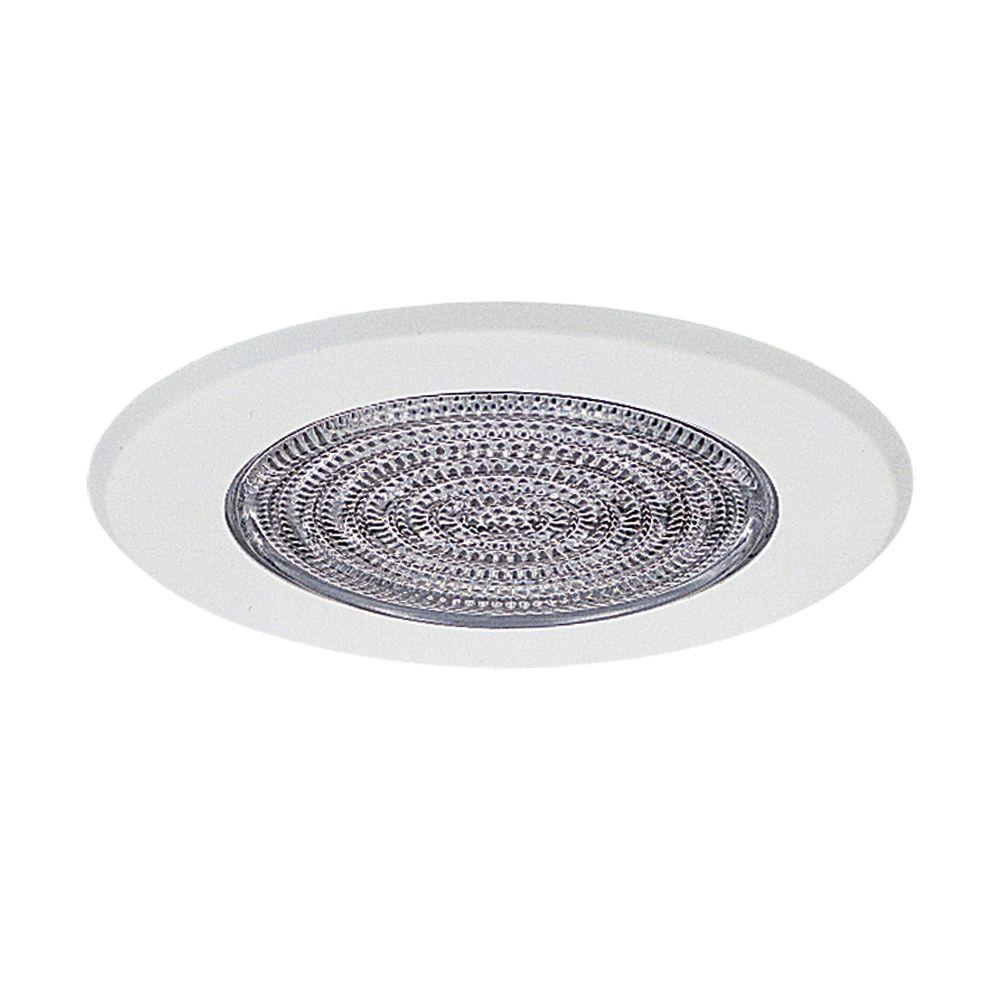 NICOR 5 in. White Recessed Fresnel Shower Trim15502 The NICOR 5 in. White Recessed Fresnel Shower Trim15502 The