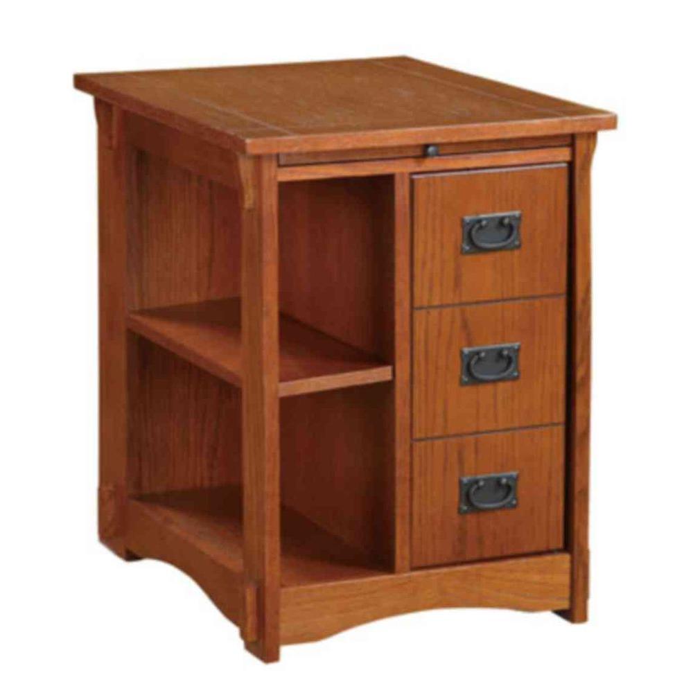 Home Decorators Collection Mission Oak Storage Cabinet ...