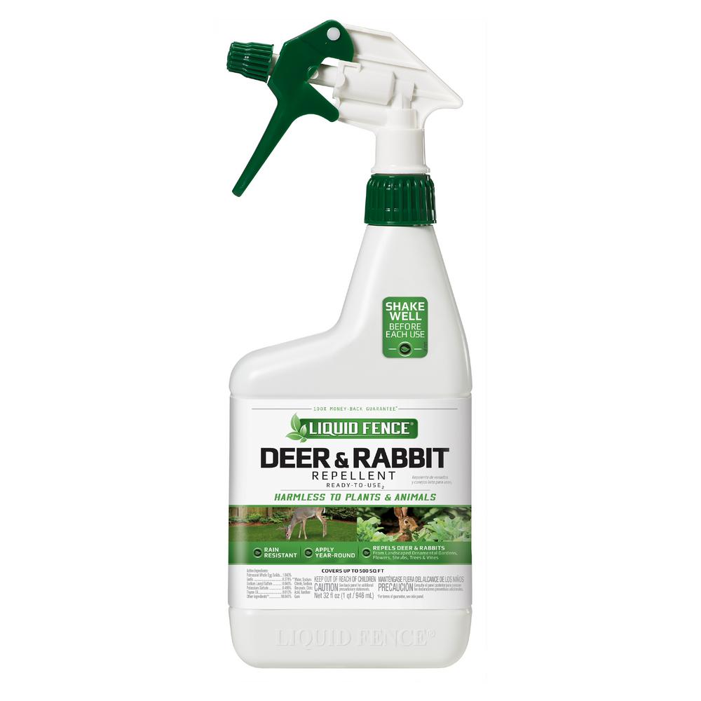 Liquid Fence 32 Oz Ready To Use Deer And Rabbit Repellent Hg