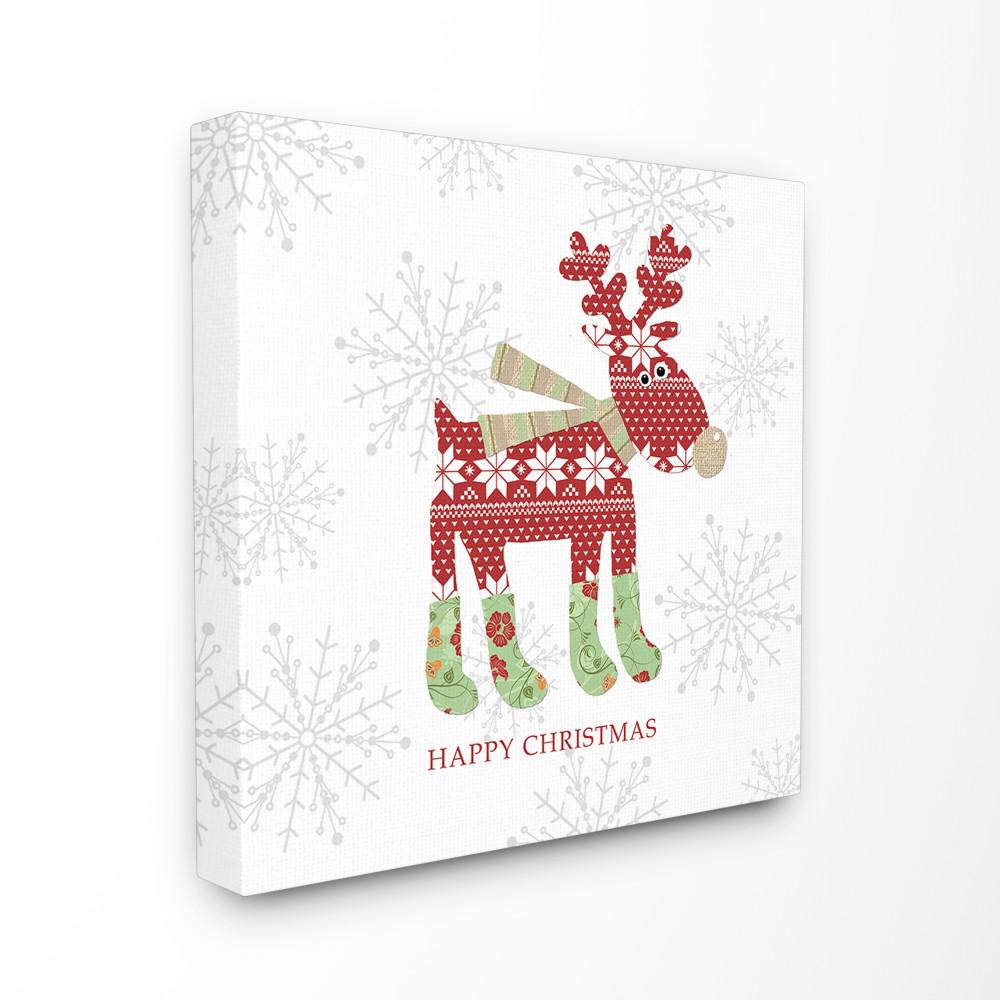 The Stupell Home Decor Collection 17 In X 17 In Happy Christmas