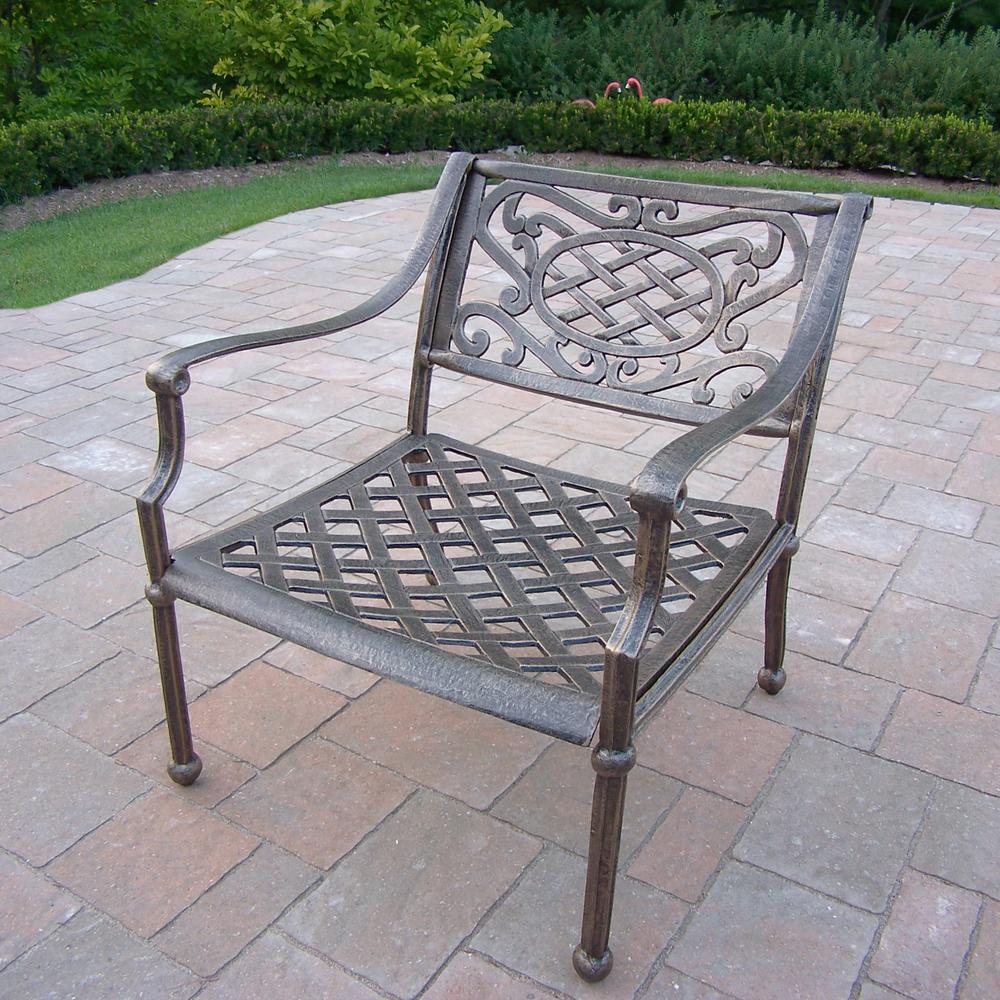 Tacoma Antique Bronze Aluminum Outdoor Dining Chair Hd1121 Ab The Tacoma Antique Bronze Aluminum Outdoor Dining Chair