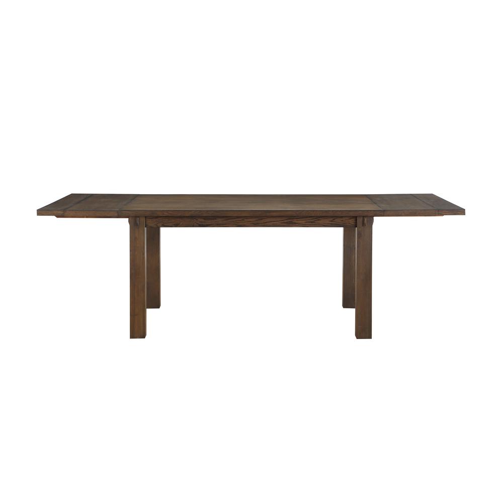 Acme Furniture Rye Dark Oak Dining Table 73160 The Home Depot Acme Furniture