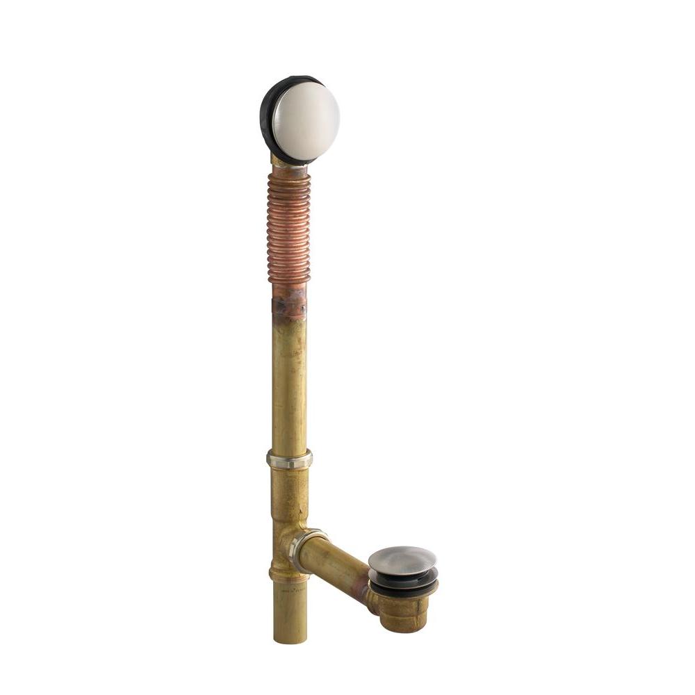 Kohler Clearflo Bath And Shower Drain In Vibrant Brushed Nickel