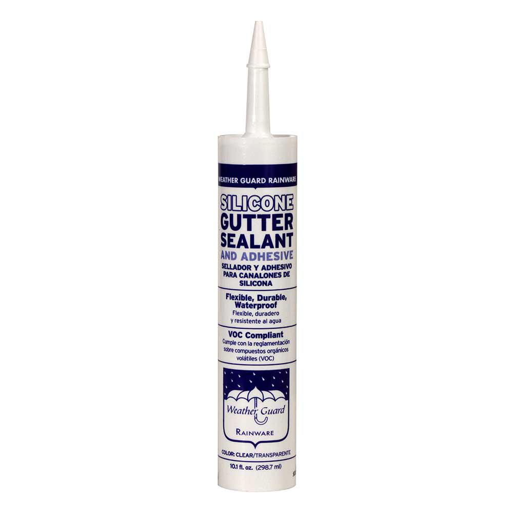 Construction Metals 10 oz. Clear Silicone Gutter SealantSEAMCA10OZ