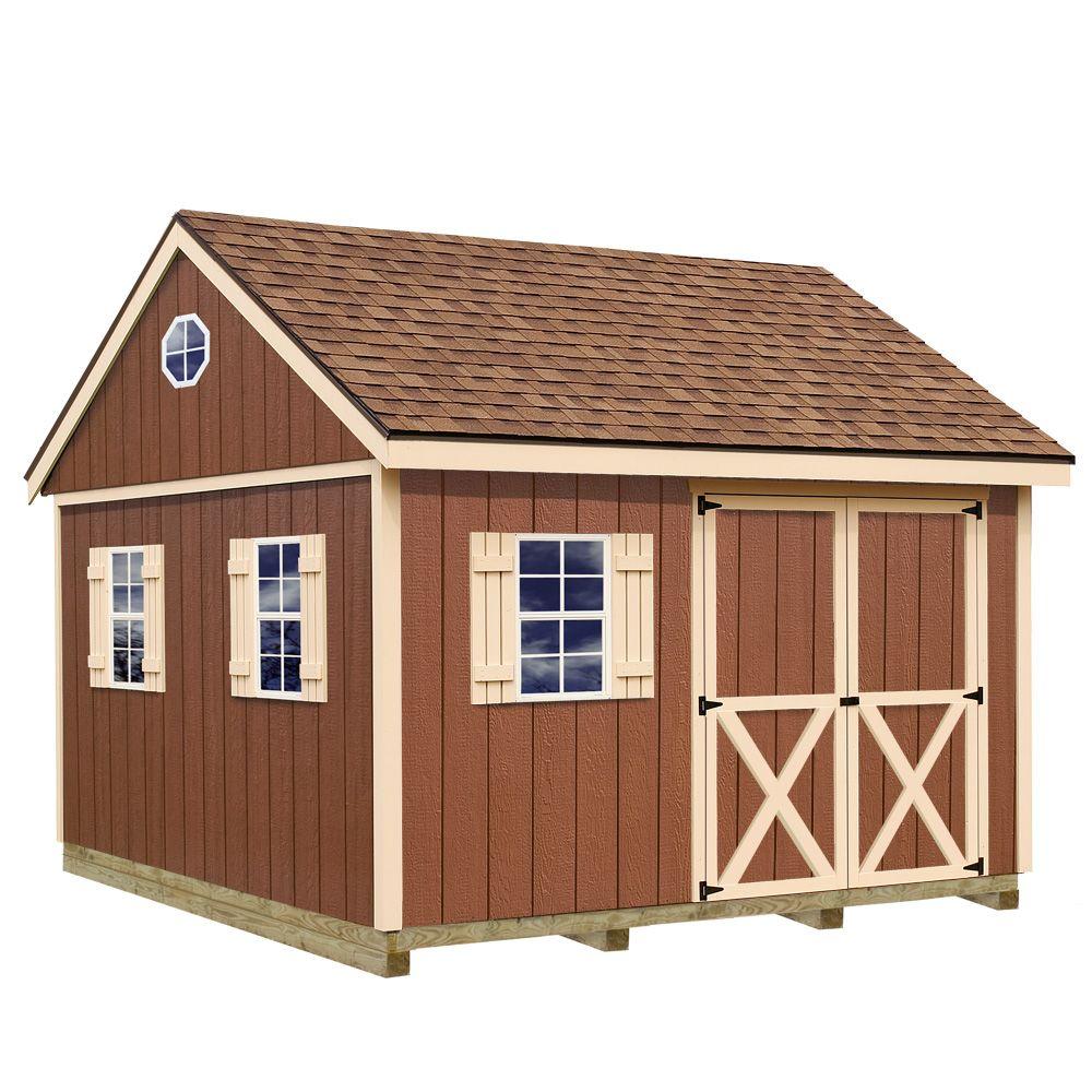 Best Barns Mansfield 12 Ft X 12 Ft Wood Storage Shed Kit With