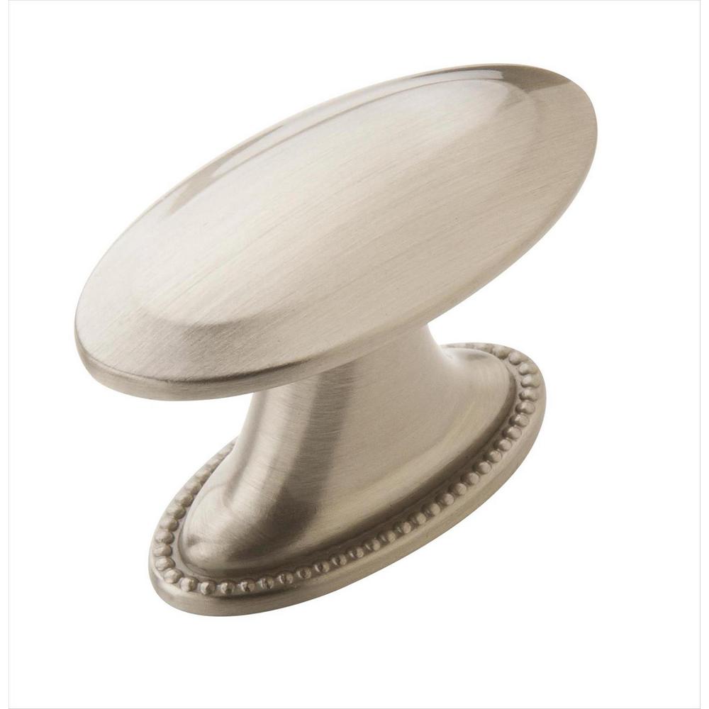 Liberty 11/2 in. Satin Nickel Concave Round KnobP65015CSNC
