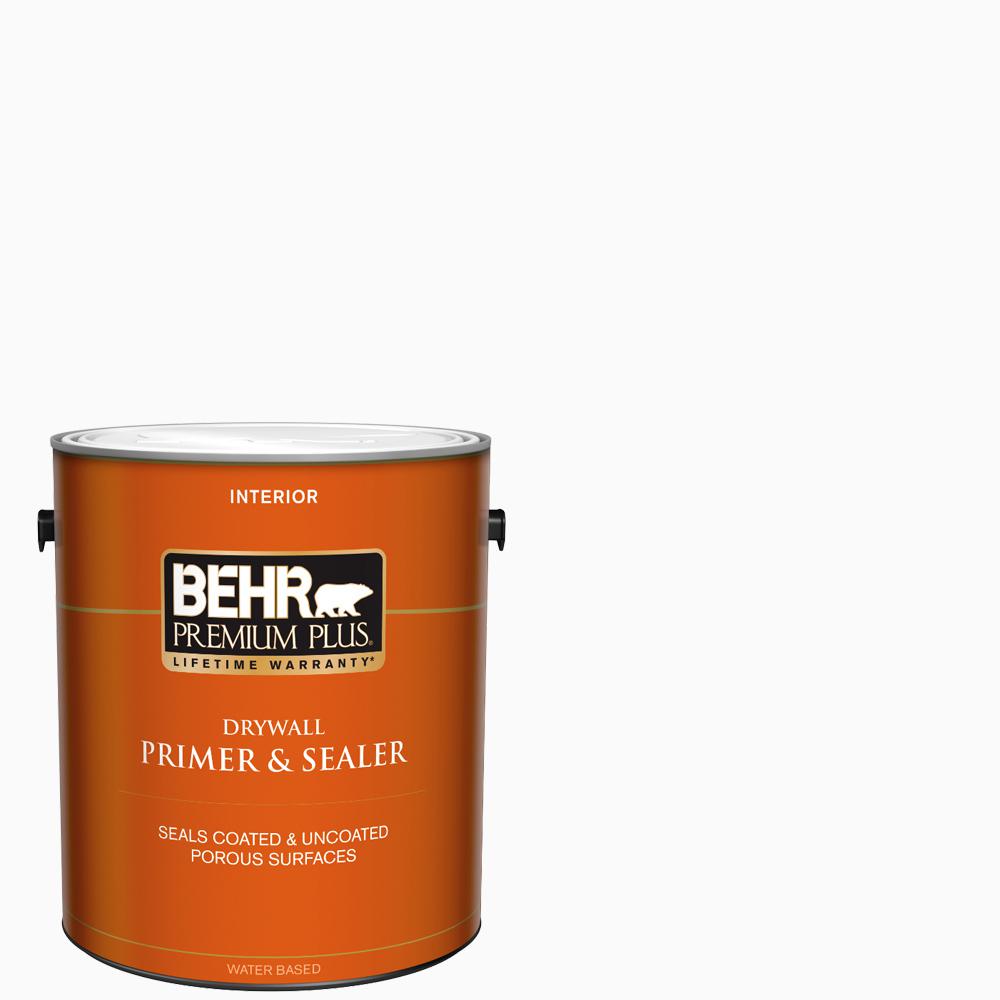 BEHR Premium Plus 1 gal. White Interior Drywall Primer and Sealer07301