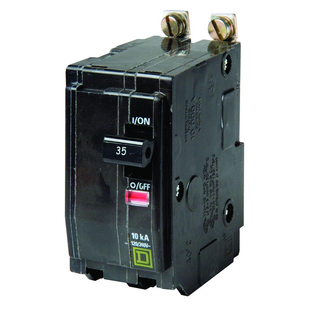 Square D QO 35 Amp 2-Pole Bolt-On Circuit Breaker-QOB235CP ...