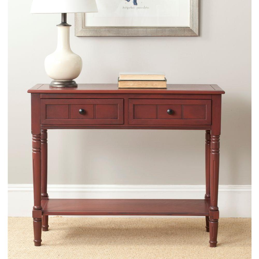 Red Entryway Tables Entryway Furniture The Home Depot