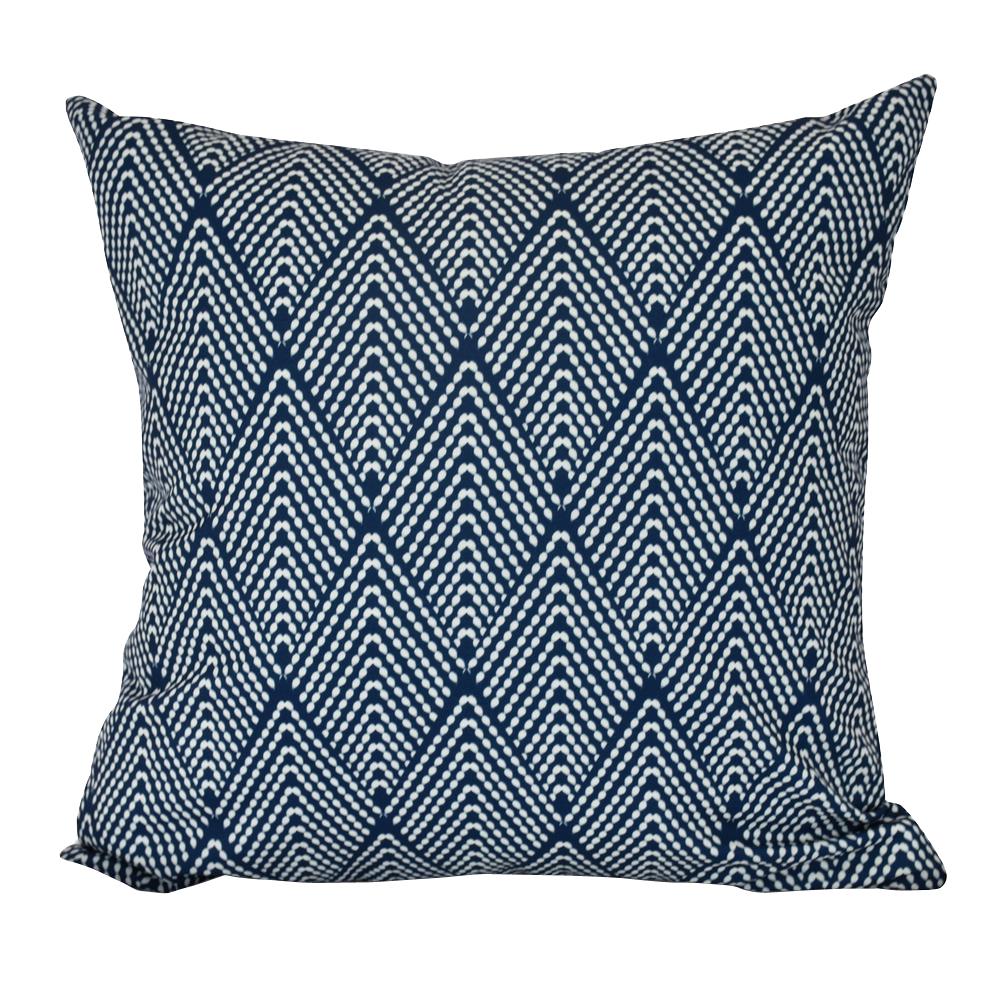 16 in. Lifeflor Geometric Print Decorative PillowPG860BL5016 The