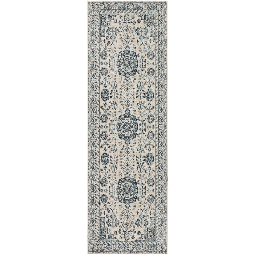 Artistic Weavers Cairo Denim 2 ft. 6 in. x 7 ft. 10 in. Oriental Runner ...