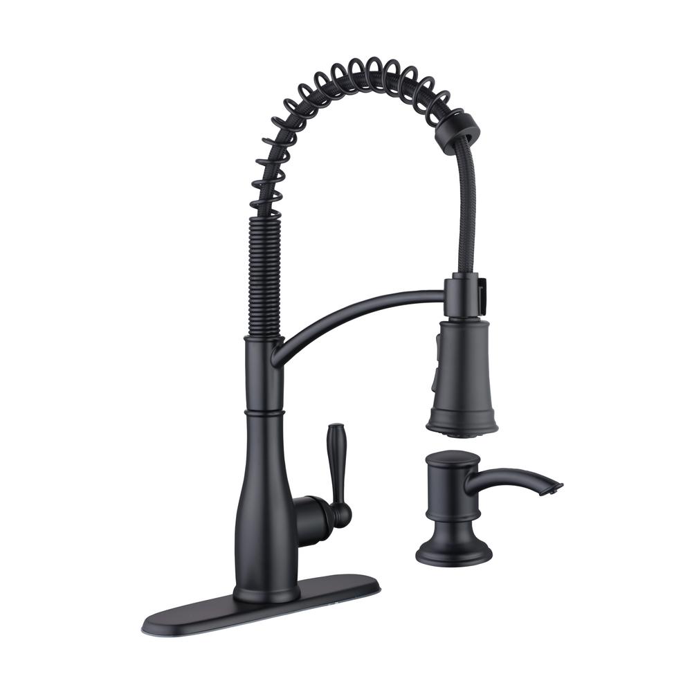 Black Farmhouse Kitchen Faucets The Home Depot - Matte Black Farmhouse Sink Faucet Black Farmhouse Kitchen Faucets The Home Depot - Matte Black Farmhouse Sink Faucet