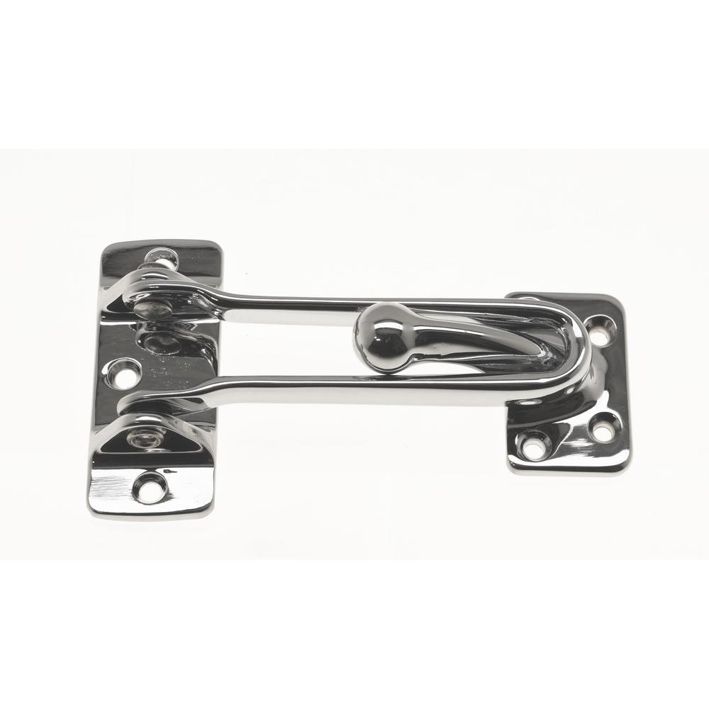 Solid Brass Security Guard in Polished Chrome
