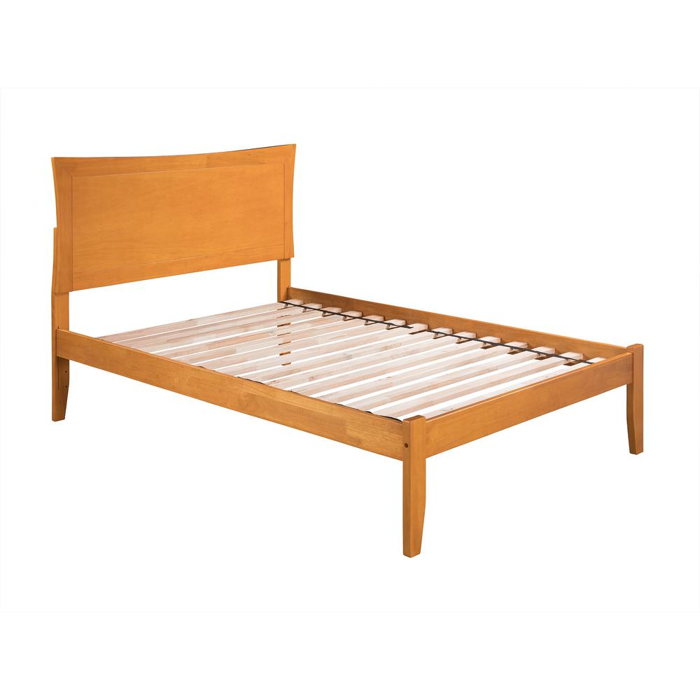 Atlantic Furniture Metro Caramel Full Platform Bed With Open Foot Atlantic Furniture Metro Caramel Full Platform Bed With Open Foot Board
