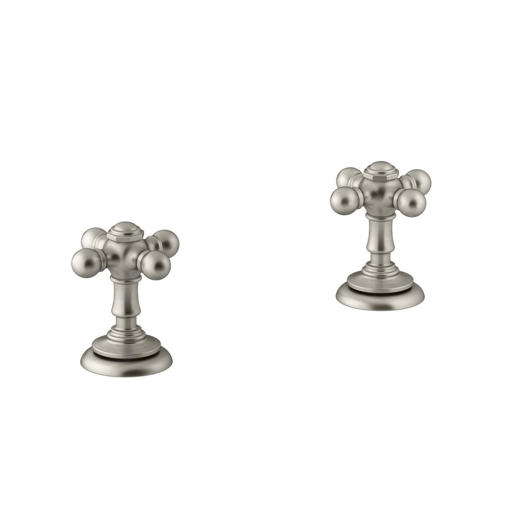 KOHLER Artifacts 2Handle DeckMount Brass Bathroom Sink Cross Handles Trim Kit in Vibrant