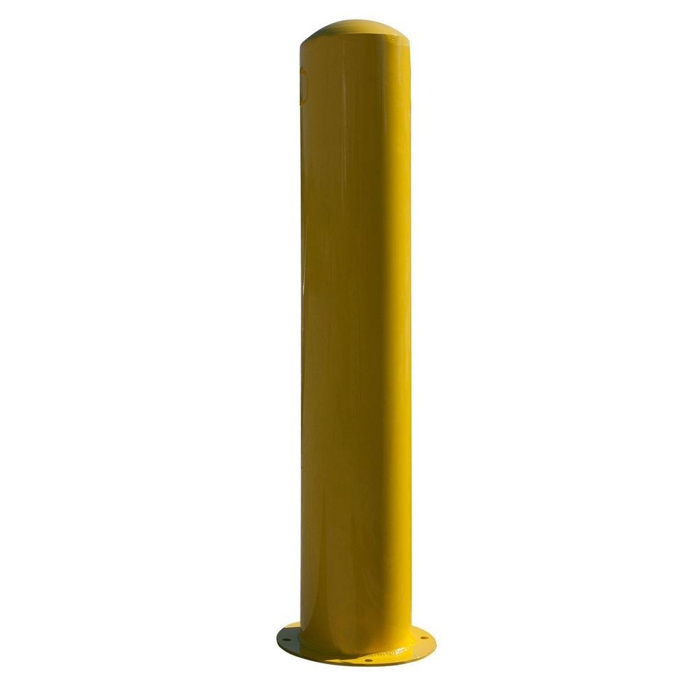 Ultra Play 36 in. x 8 in. Yellow Powder Coated Steel Safety Bollard ...