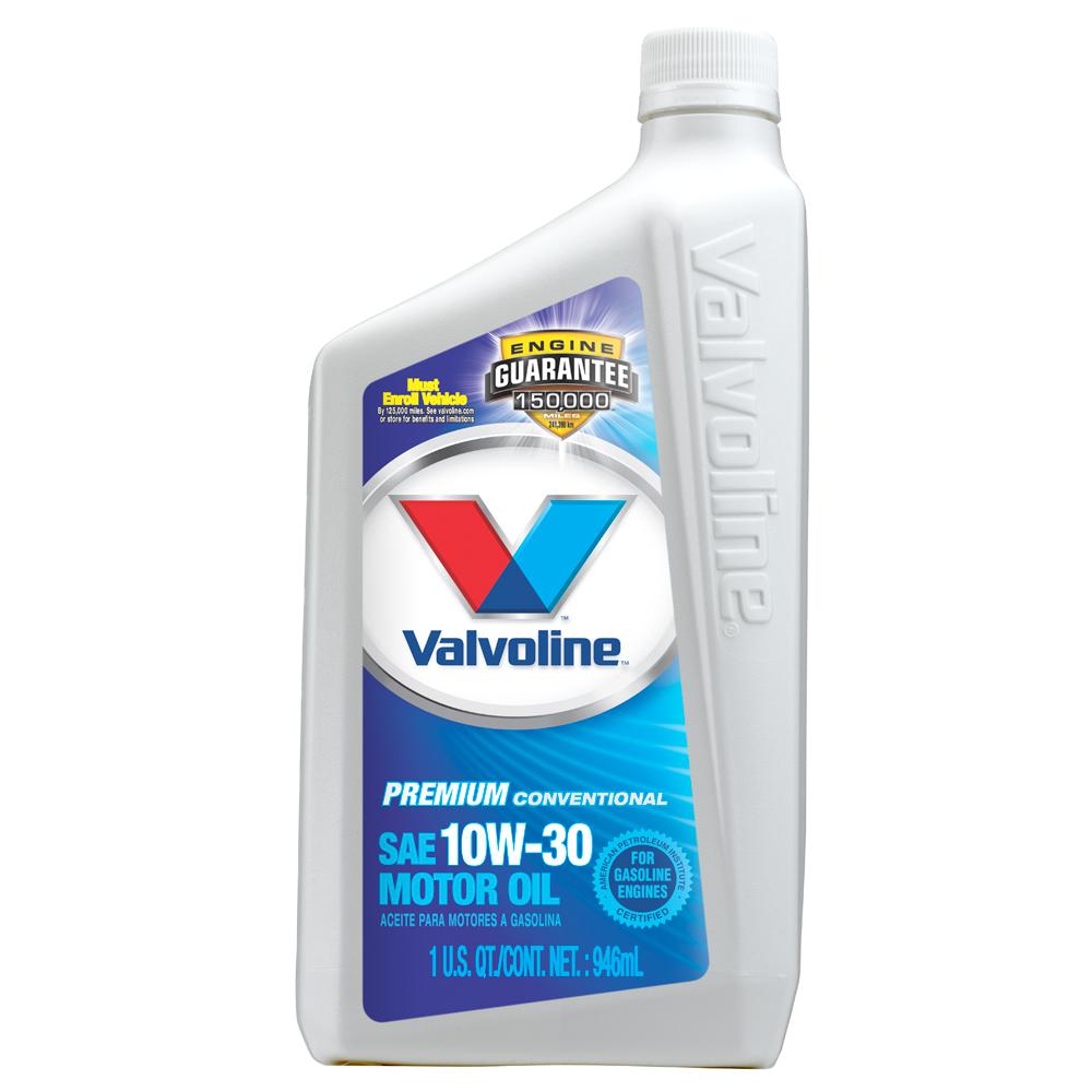 Valvoline 1 qt. 10Watt30 Premium Conventional Motor Oil797578 The