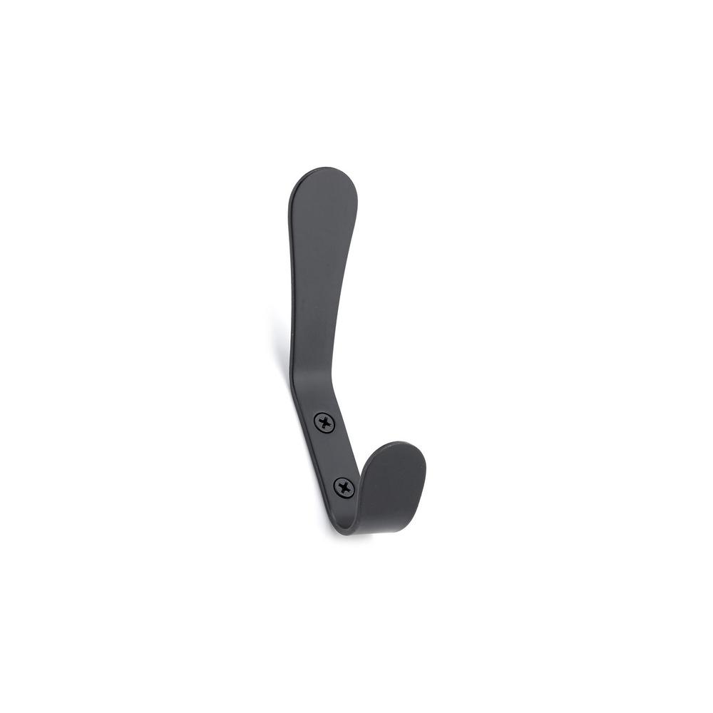 black decorative hooks