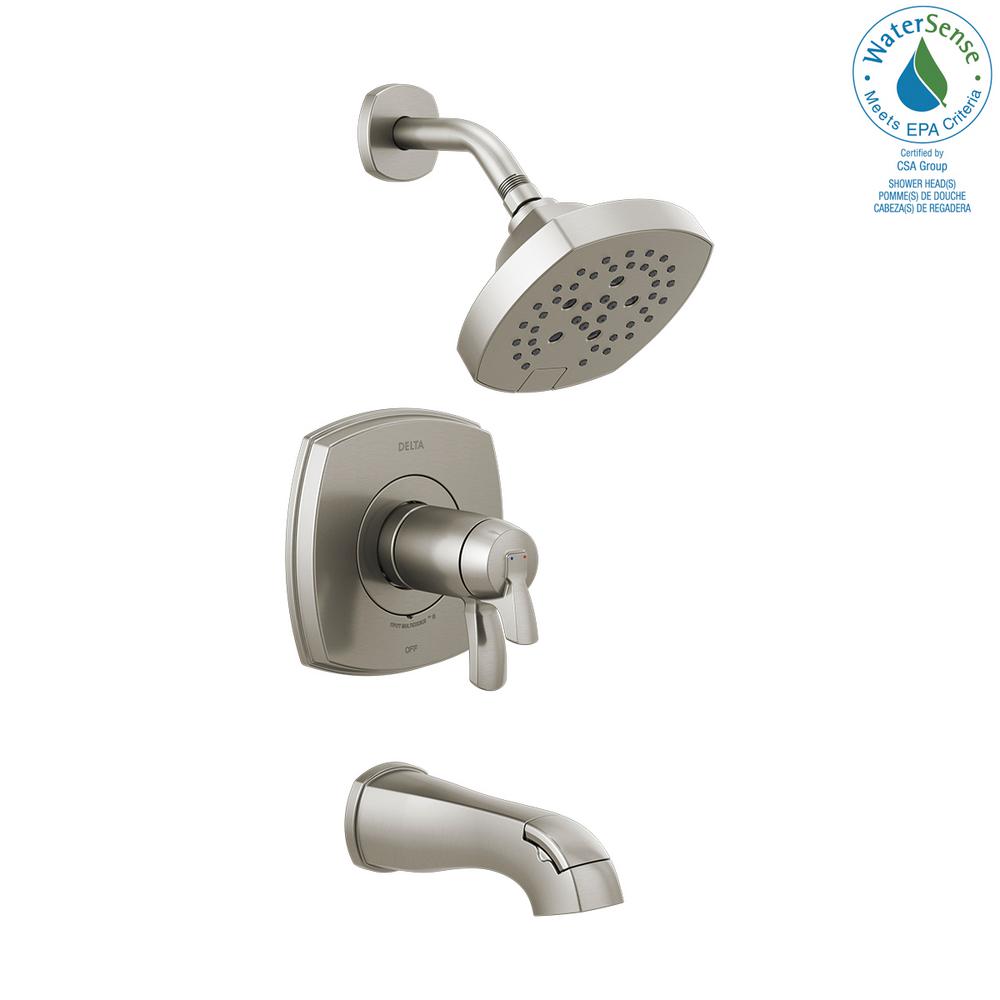Delta Faucet T17T451-SP Dryden TempAssure 17T Series Tub /& Shower Trim SpotShield Stainless