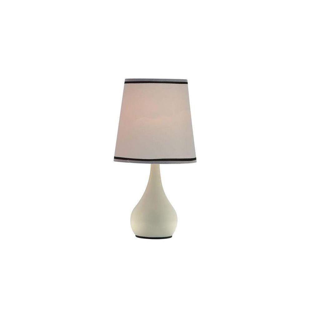 Touch Sensor Table Lamps The Home Depot 15 In Ivory White High Modern