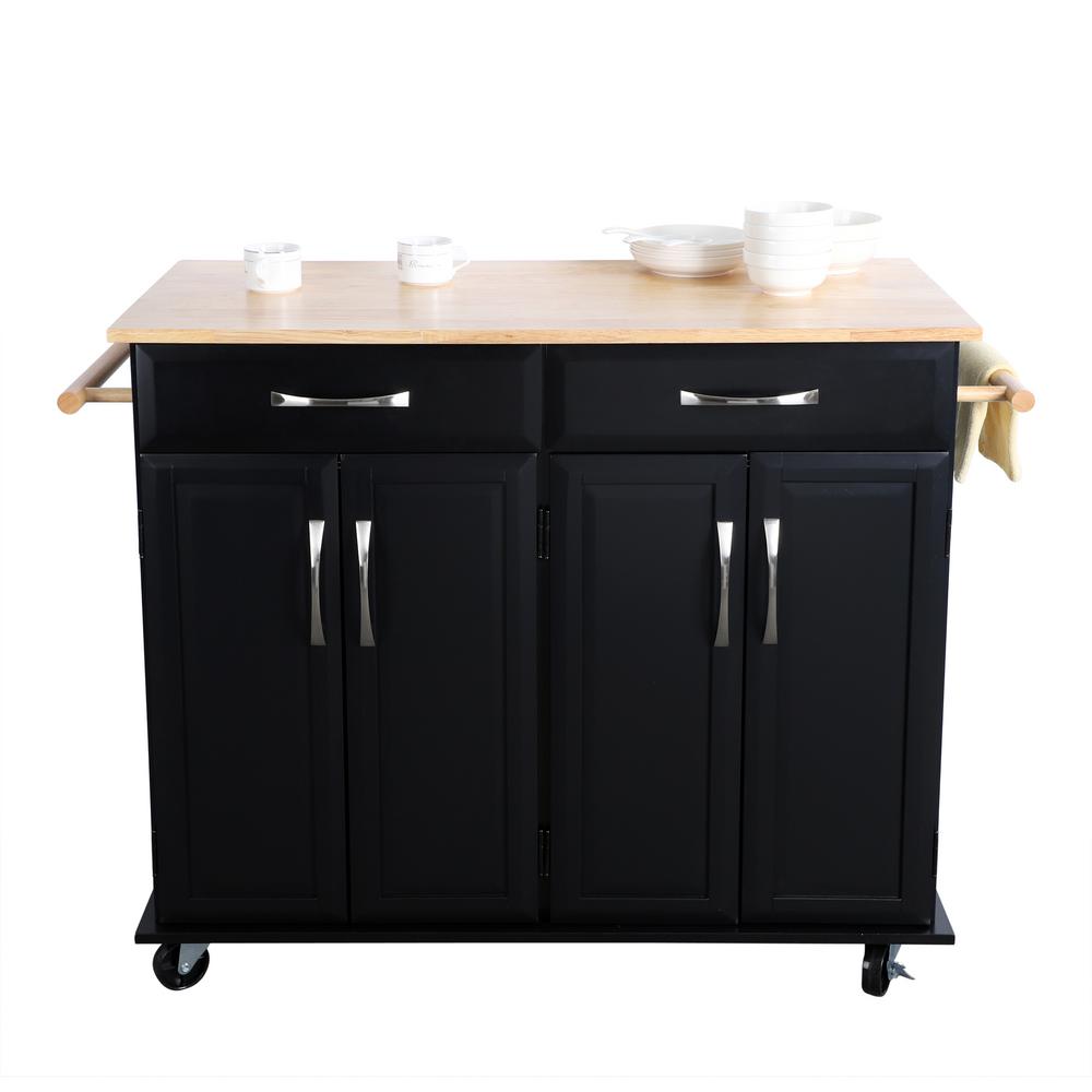 Utopia Alley Black Kitchen Cart With Storage Cabinets Handles Rolling Kitchen Island Ft75bk The Home Depot,Lebanon New Hampshire Airport